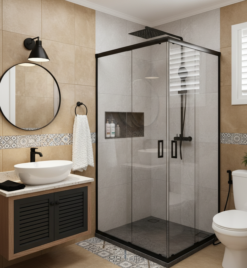 Box de banheiro em vidro temperado